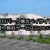 ユニクロパーク横浜ベイサイド店の駐車場やサービスは？